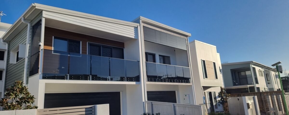 What do you think of these two units with tinted glass balustrading? How impress...