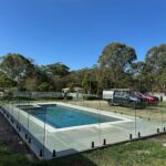 All in a day's work! 40+ meters of frameless glass pool fencing installed flawle...