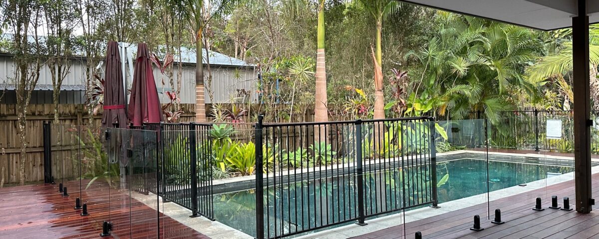 Part way through our deconstruction and upgrade to glass pool fencing on yesterd...