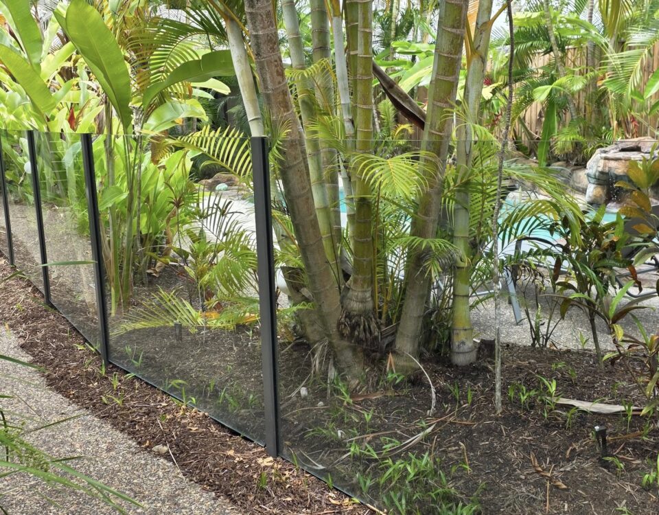 After landscaping, our semi frameless poolfence came up like a charm!