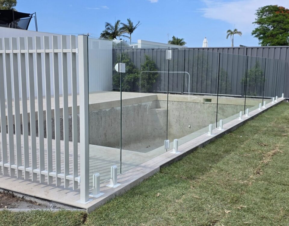 I have to say, I really like the Byron panel pool fence we installed today. Very...