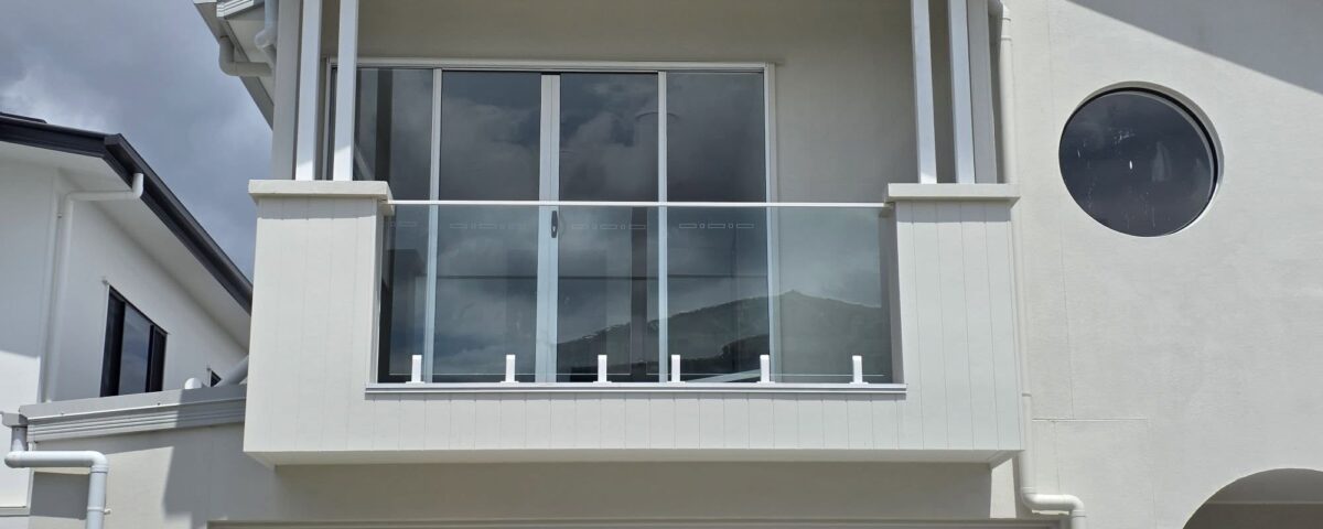 White hardware - frameless glass - tripple spigots

One of two jobs installed to...