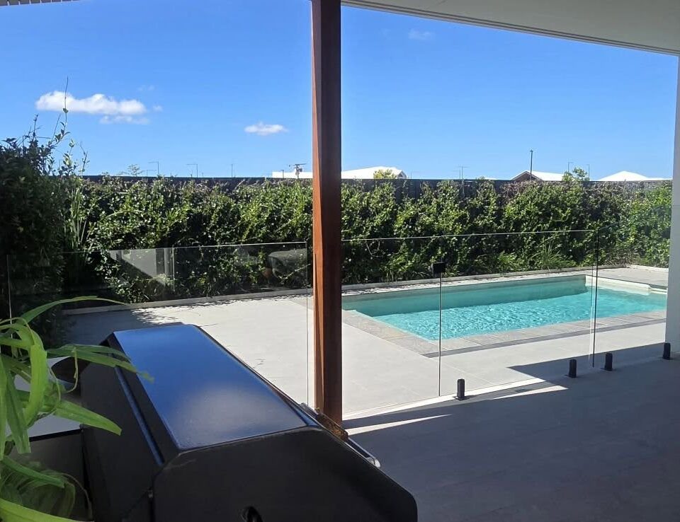 The best way to enhance your out door area might just be a see through glass poo...