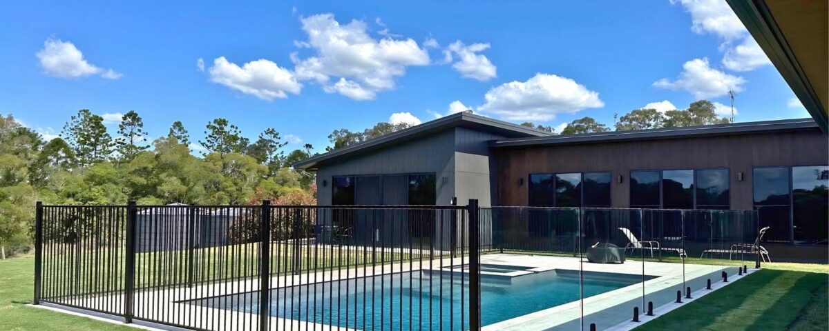 And another one down and dusted; a classic mix of frameless glass pool fence and...