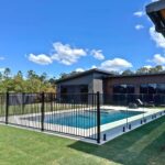 And another one down and dusted; a classic mix of frameless glass pool fence and...